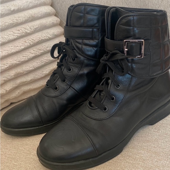 Channel half boot size 38 in black - Picture 2 of 5